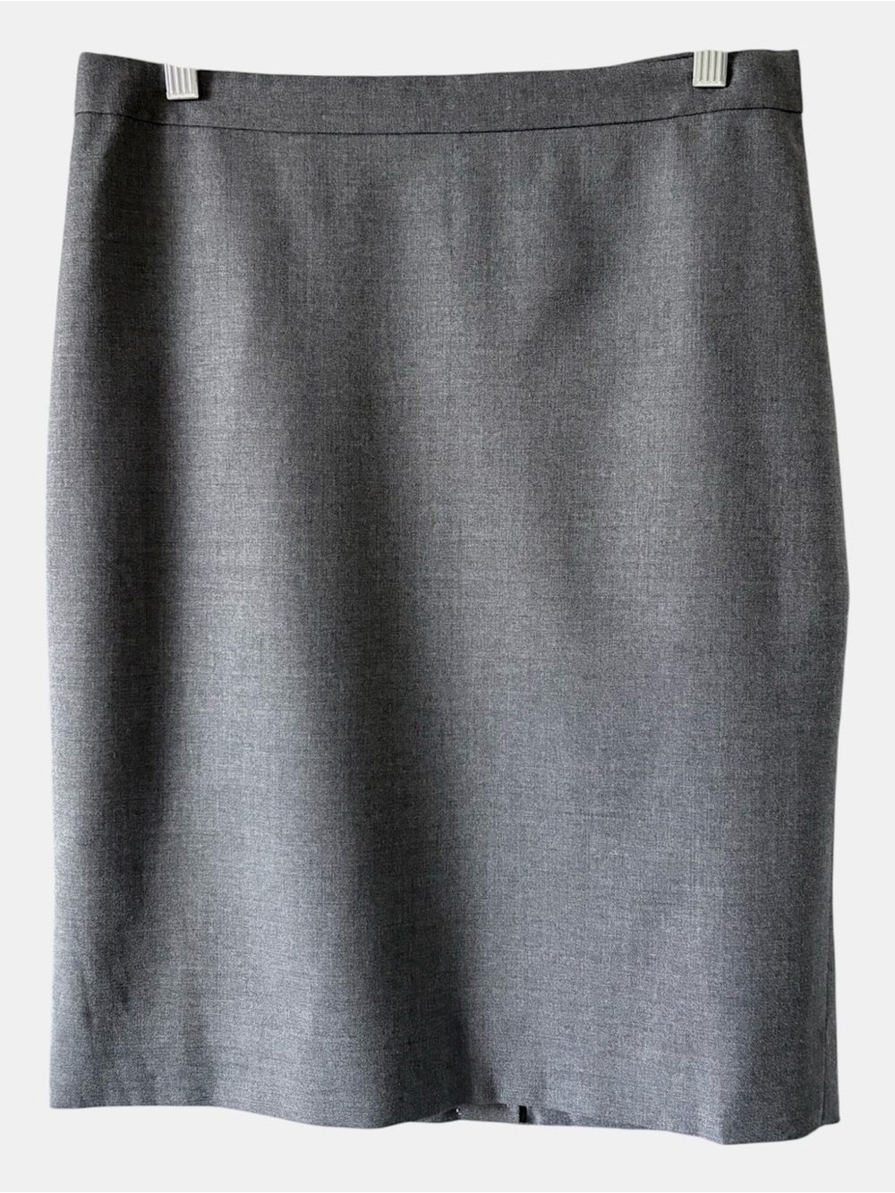 NWT J. Crew Lightweight Wool Gray No. 2 Super 120’s Pencil Skirt - Size 6